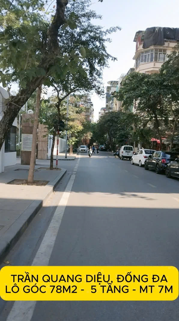 B.Á.N NHÀ PHÂN LÔ TRẦN QUANG DIỆU – 78M² – 5 TẦNG – MẶT TIỀN 7M – Ô TÔ TRÁNH – KINH DOANH ĐỈNH